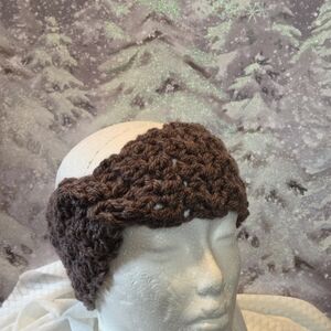Chunky Brown Crochet Headband
